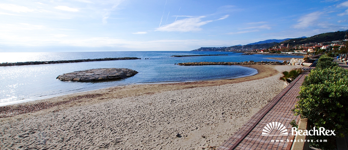 Italy - Liguria -  Santo Stefano al Mare - Beach Santo Steano