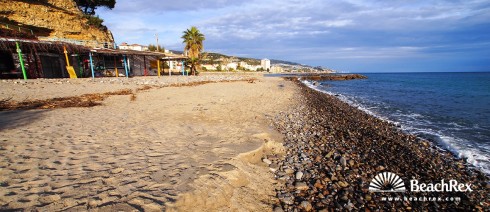 Italien - Liguria -  Bussana - Strand Bussana