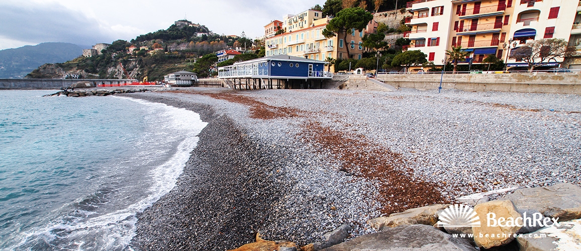 Italy - Liguria -  Ventimiglia - Beach Roya