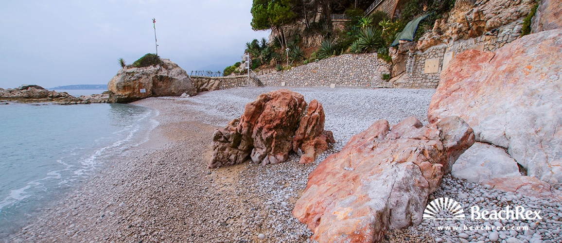 Italia - Liguria -  Grimaldi - Spiaggia Balzi Rossi