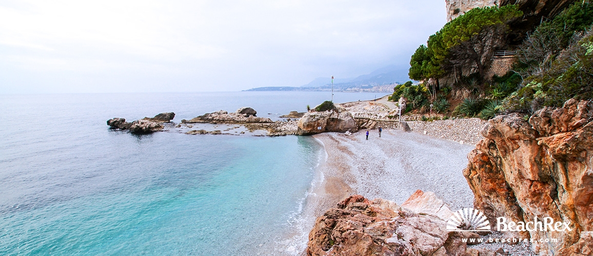 Italia - Liguria -  Grimaldi - Spiaggia Balzi Rossi