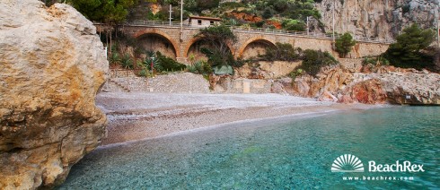 Italia - Liguria -  Grimaldi - Spiaggia Balzi Rossi