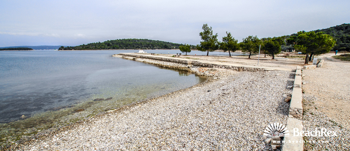 Croatia - Dalmatia  Zadar - Island Pašman -  Ždrelac - Beach Mali Ždrelac