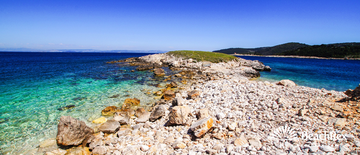 Croatia - Dalmatia  Split - Island Vis -  Rogačić - Beach Komarča