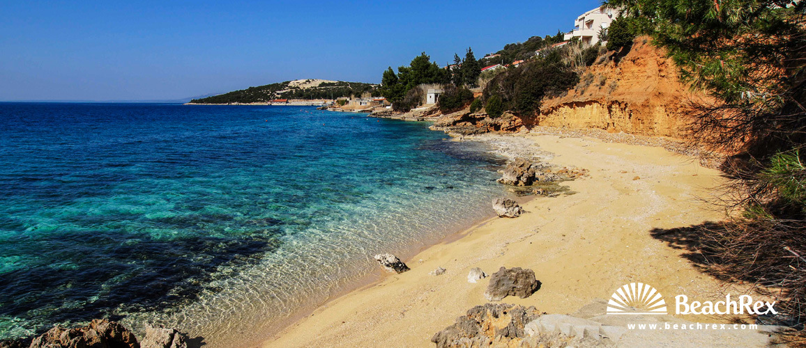 Croatie - Lika - Ile Pag -  Stara Novalja - Plage Uljak
