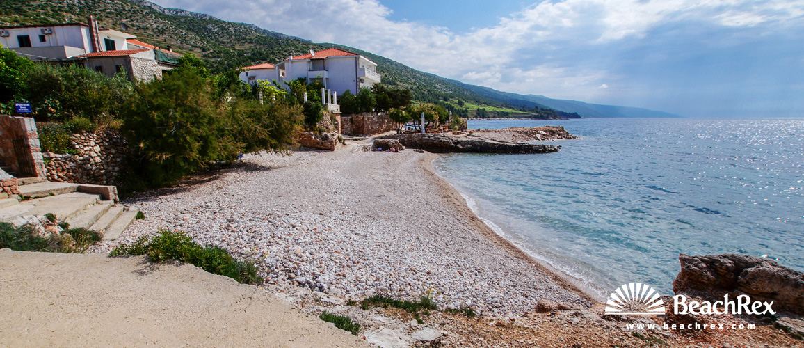 Croatia - Dalmatia  Split - Island Hvar -  Zavala - Beach Zavala Port