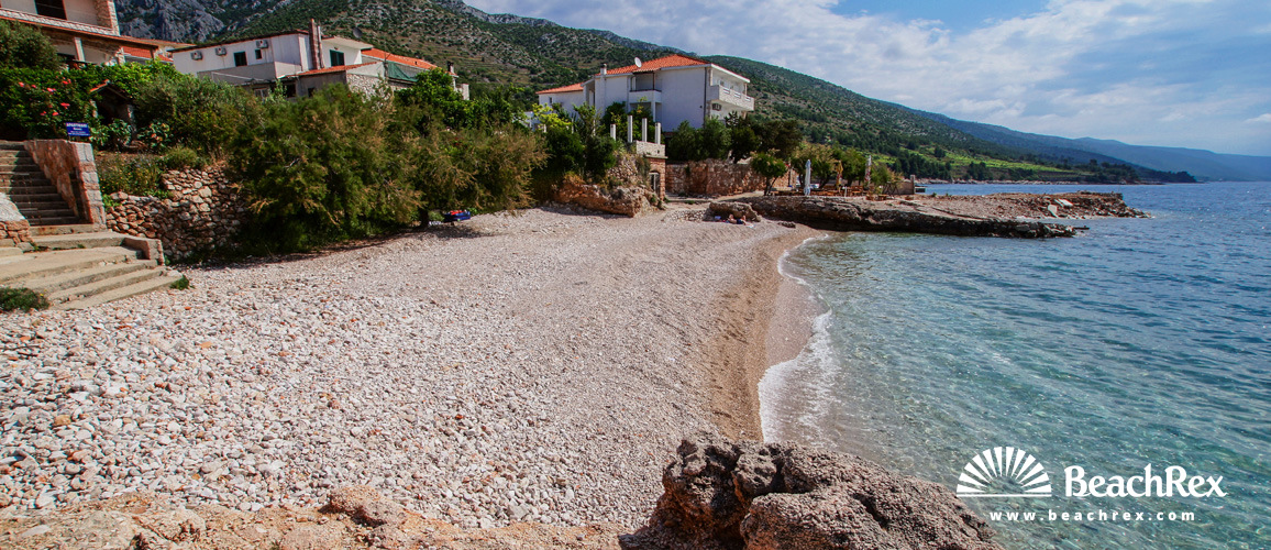 Croatia - Dalmatia  Split - Island Hvar -  Zavala - Beach Zavala Port