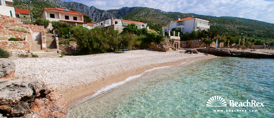 Croatia - Dalmatia  Split - Island Hvar -  Zavala - Beach Zavala Port