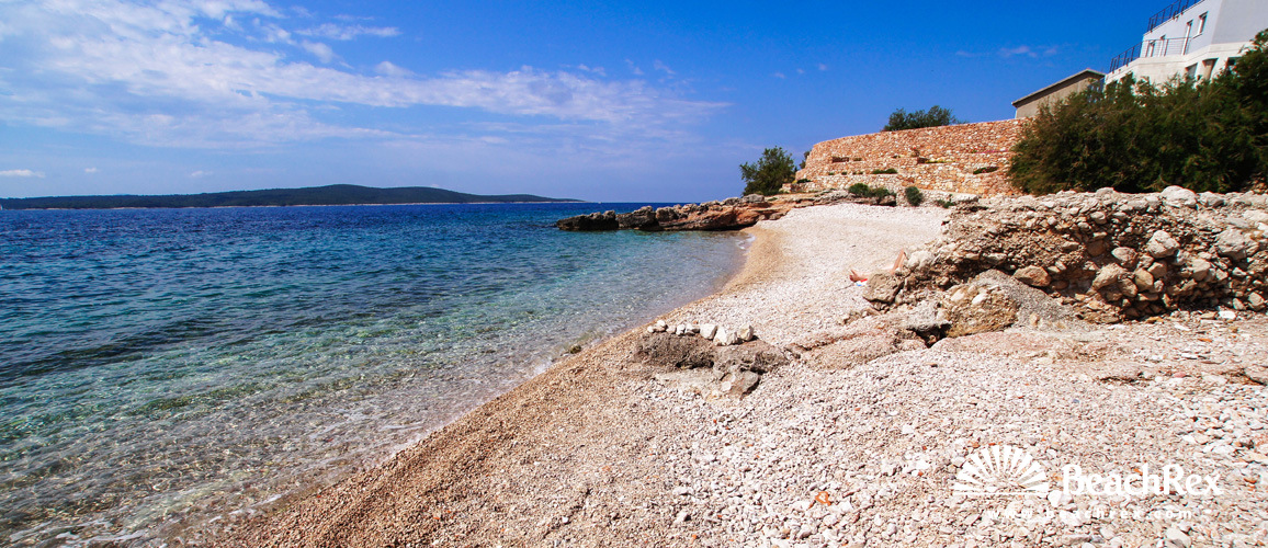 Croatia - Dalmatia  Split - Island Hvar -  Zavala - Beach Zavala Port