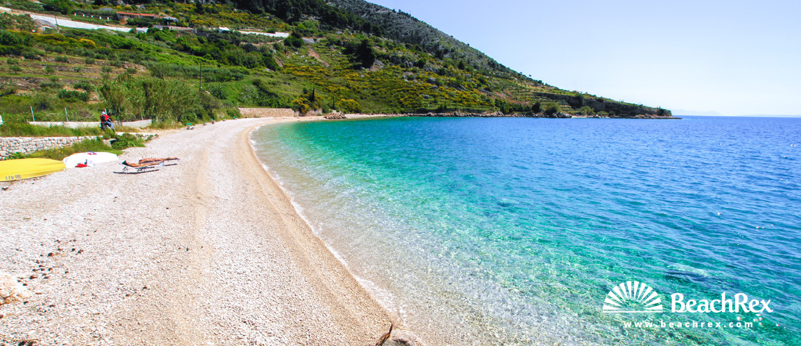 Croatie - Dalmatie  Split - Ile Brač -  Bol - Plage Martinica