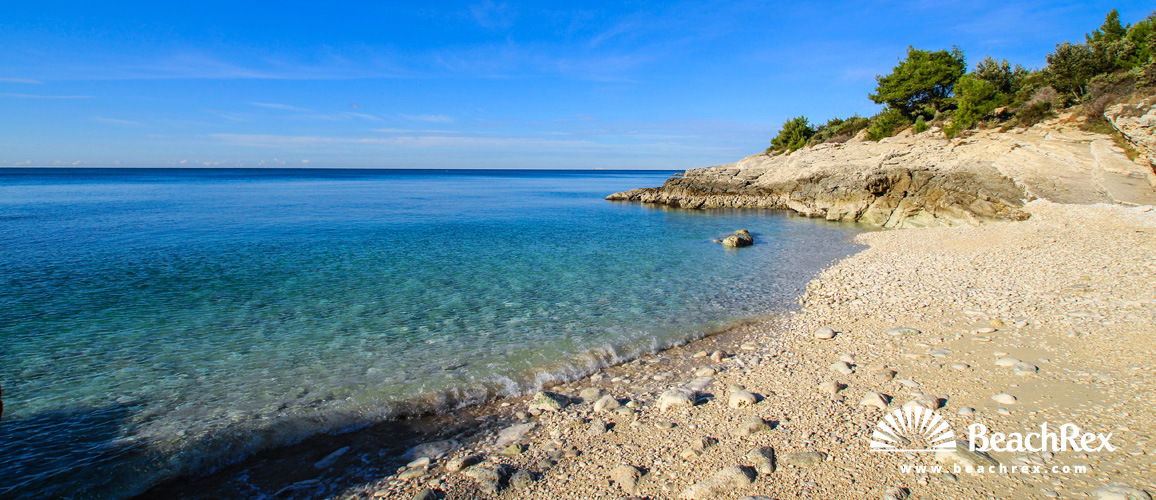Kroatien - Istra -  Premantura - Strand Pinižule