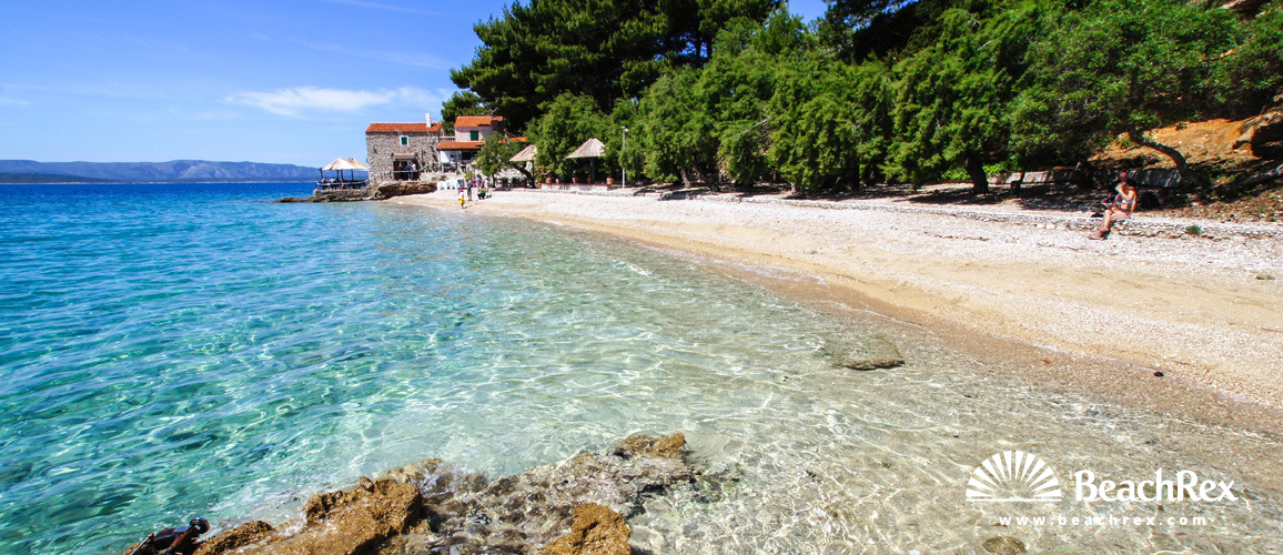 Croatie - Dalmatie  Split - Ile Brač -  Bol - Plage Kotlina & Bijela Kuča