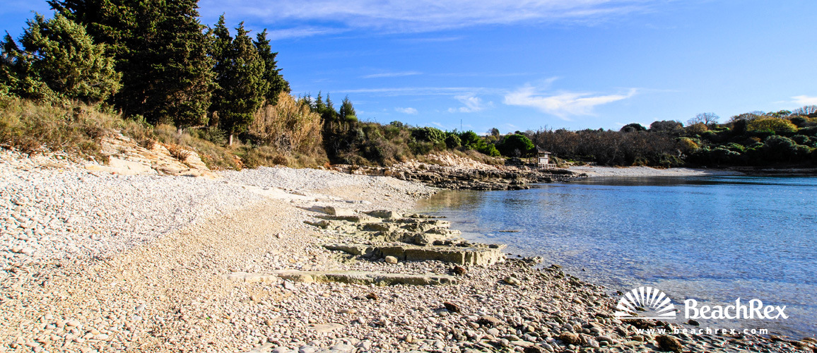 Kroatien - Istra -  Premantura - Strand Polje