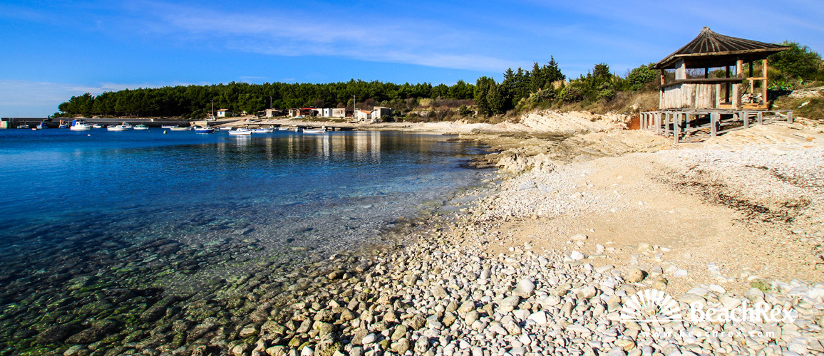 Kroatien - Istra -  Premantura - Strand Polje