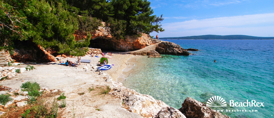 Croatia - Dalmatia  Split - Island Hvar -  Zavala - Beach Petarčica