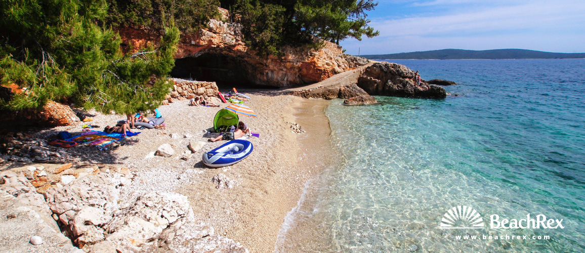 Croatia - Dalmatia  Split - Island Hvar -  Zavala - Beach Petarčica
