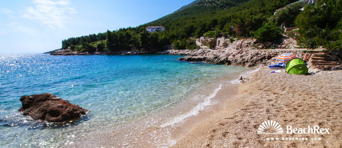 Croatia - Dalmatia  Split - Island Hvar -  Zavala - Beach Petarčica