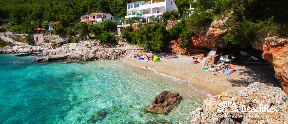 Croatia - Dalmatia  Split - Island Hvar -  Zavala - Beach Petarčica