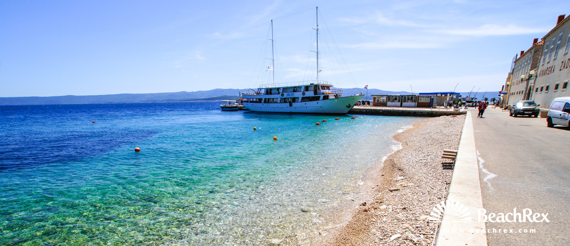 Croatie - Dalmatie  Split - Ile Brač -  Bol - Plage Riva