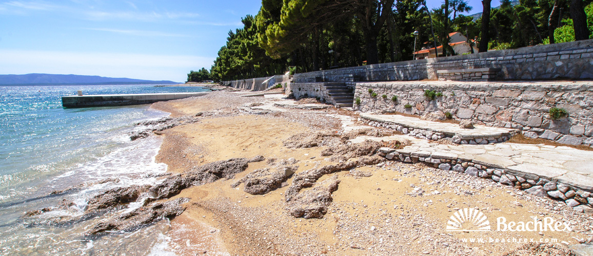Croatie - Dalmatie  Split - Ile Brač -  Bol - Plage Čempresa