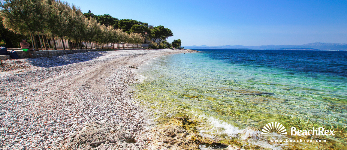 Croatia - Dalmatia  Split - Island Brač -  Sutivan - Beach Majakovac
