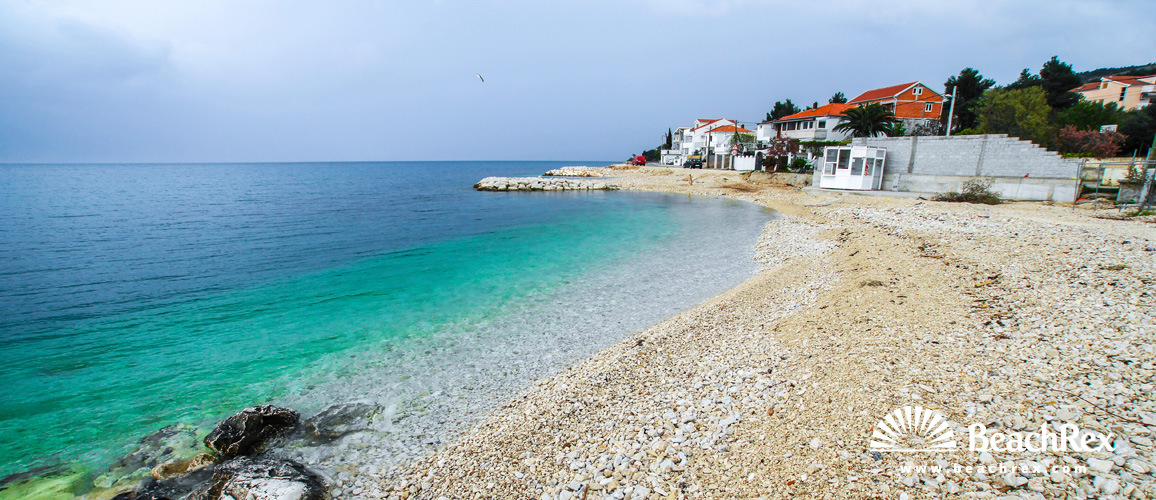 Croatie - Dalmatie  Split - Ile Čiovo -  Arbanija - Plage Krčića