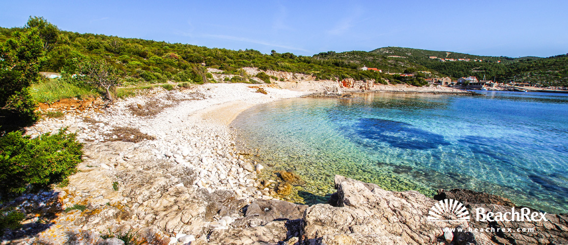 Croatia - Dalmatia  Split - Island Vis -  Rukavac - Beach Tepluš