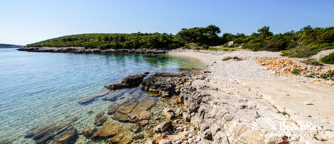 Croatia - Dalmatia  Split - Island Vis -  Rukavac - Beach Tepluš