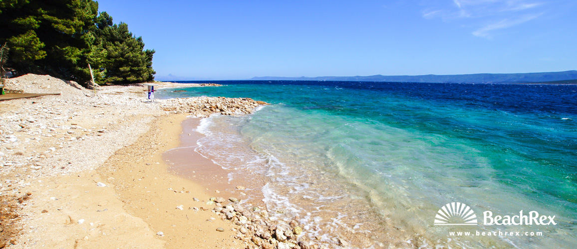 Croatie - Dalmatie  Split - Ile Brač -  Bol - Plage Ruža