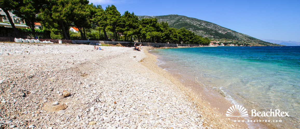 Croatie - Dalmatie  Split - Ile Brač -  Bol - Plage Ruža
