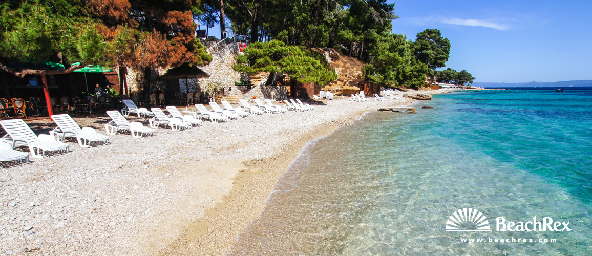 Croatie - Dalmatie  Split - Ile Brač -  Bol - Plage Potočine
