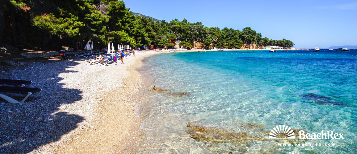 Croatie - Dalmatie  Split - Ile Brač -  Bol - Plage Potočine