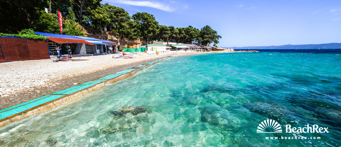 Croatie - Dalmatie  Split - Ile Brač -  Bol - Plage Potočine