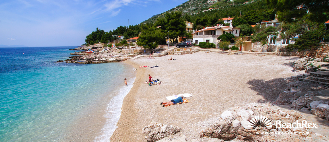 Hrvatska - Dalmacija  Split - Otok Hvar -  Ivan Dolac - Plaža Ivan Dolac
