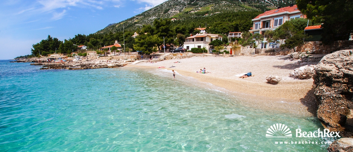 Hrvatska - Dalmacija  Split - Otok Hvar -  Ivan Dolac - Plaža Ivan Dolac