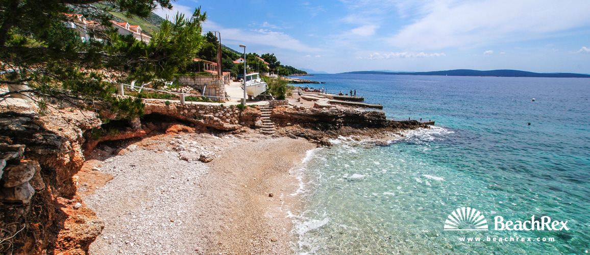Hrvatska - Dalmacija  Split - Otok Hvar -  Ivan Dolac - Plaža Ivan Dolac