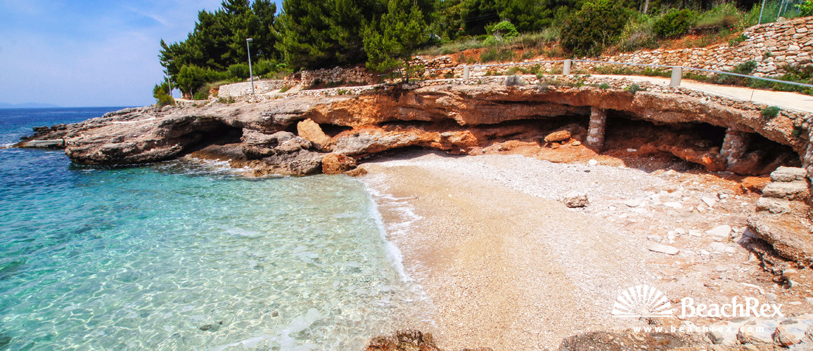 Hrvatska - Dalmacija  Split - Otok Hvar -  Ivan Dolac - Plaža Ivan Dolac