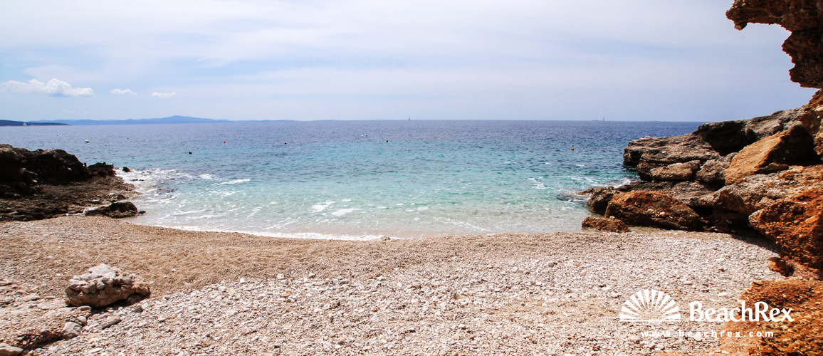 Hrvatska - Dalmacija  Split - Otok Hvar -  Ivan Dolac - Plaža Ivan Dolac