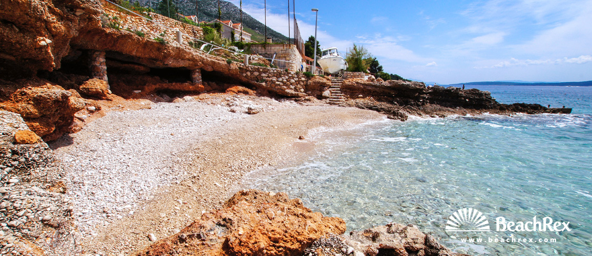 Hrvatska - Dalmacija  Split - Otok Hvar -  Ivan Dolac - Plaža Ivan Dolac