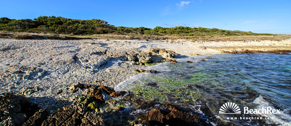 Kroatien - Istra -  Premantura - Strand Škara