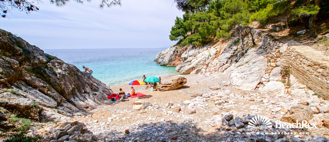 Croatia - Dalmatia  Split - Island Hvar -  Sveta Nedjelja - Beach Jagodna