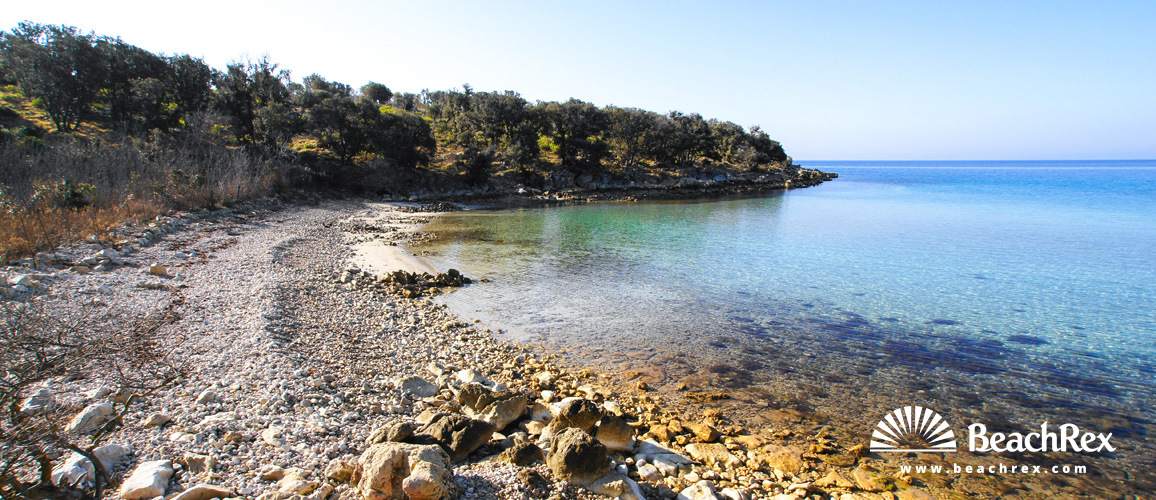Croatia - Lika - Island Pag -  Jakišnica - Beach Tajana