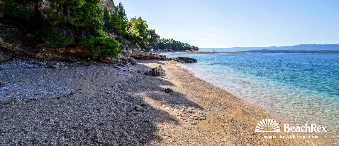 Croatie - Dalmatie  Split - Ile Brač -  Bol - Plage Paklina