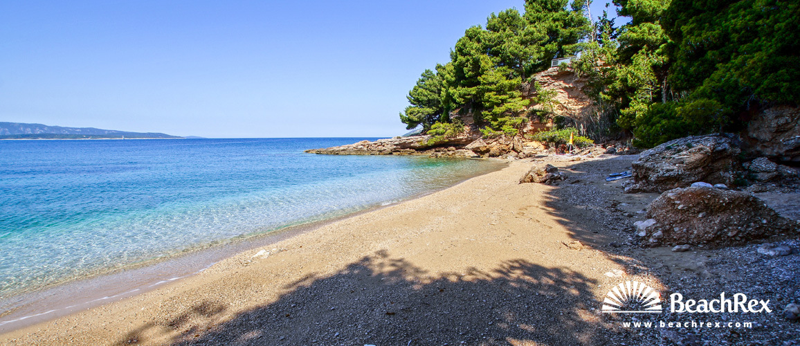 Croatie - Dalmatie  Split - Ile Brač -  Bol - Plage Paklina