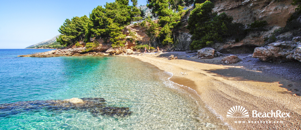 Croatie - Dalmatie  Split - Ile Brač -  Bol - Plage Paklina