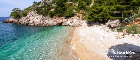 Croatia - Dalmatia  Split - Island Hvar -  Sveta Nedjelja - Beach Lučišća