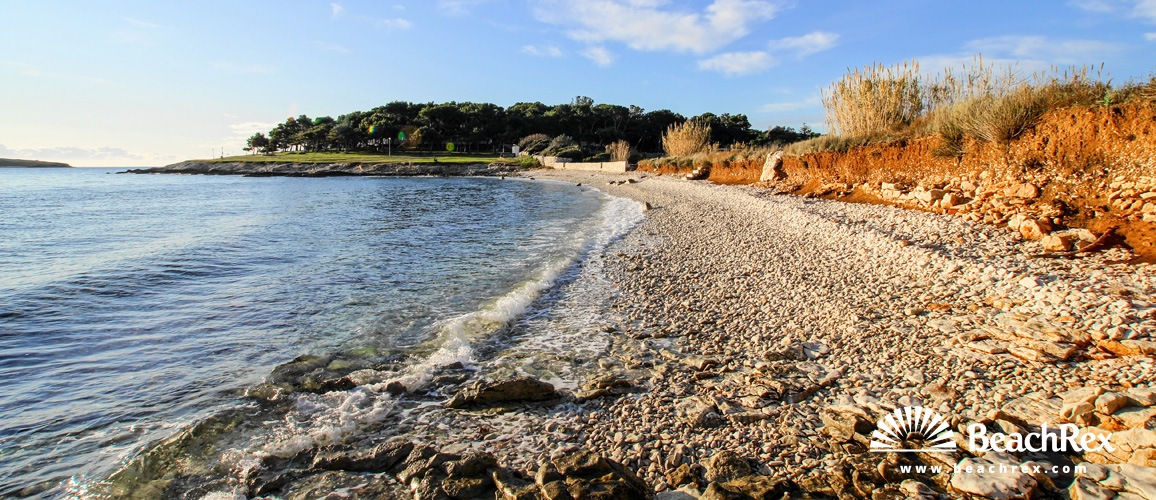 Kroatien - Istra -  Premantura - Strand Školjić