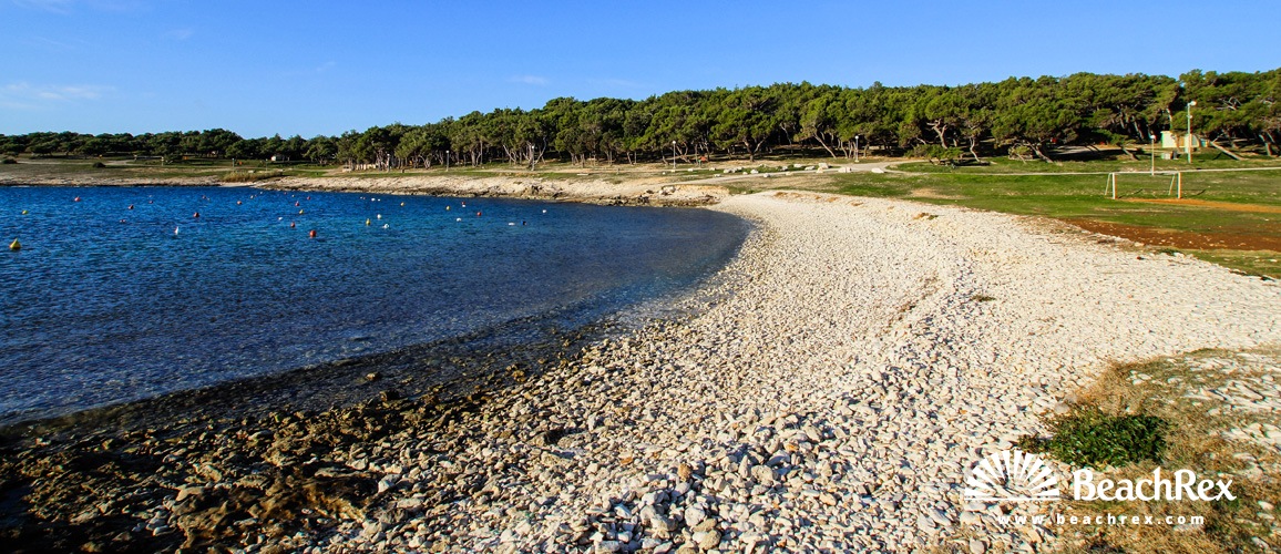 Kroatien - Istra -  Premantura - Strand Školjić