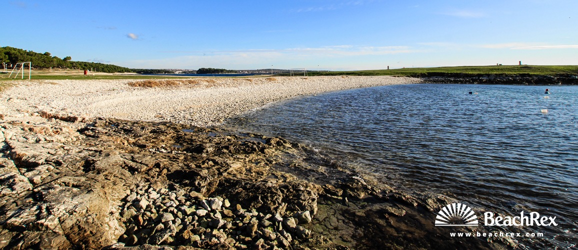 Kroatien - Istra -  Premantura - Strand Školjić