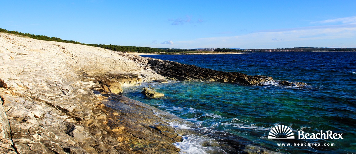 Kroatien - Istra -  Premantura - Strand Školjić